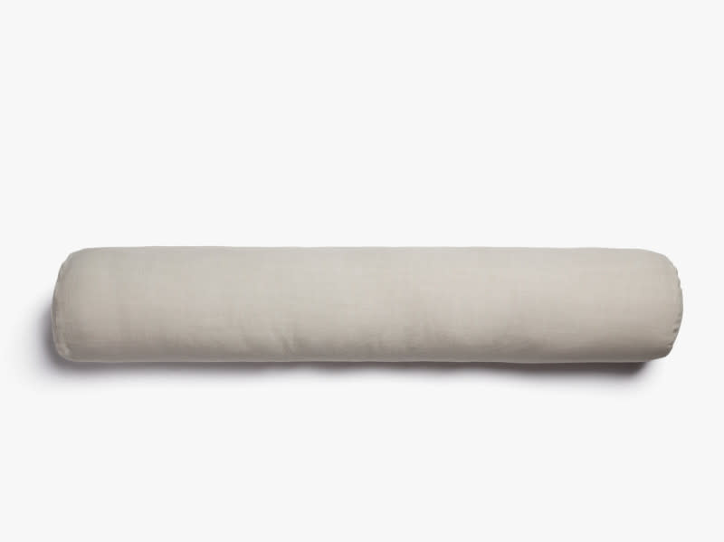 Natural Vintage Linen Bolster Pillow Cover