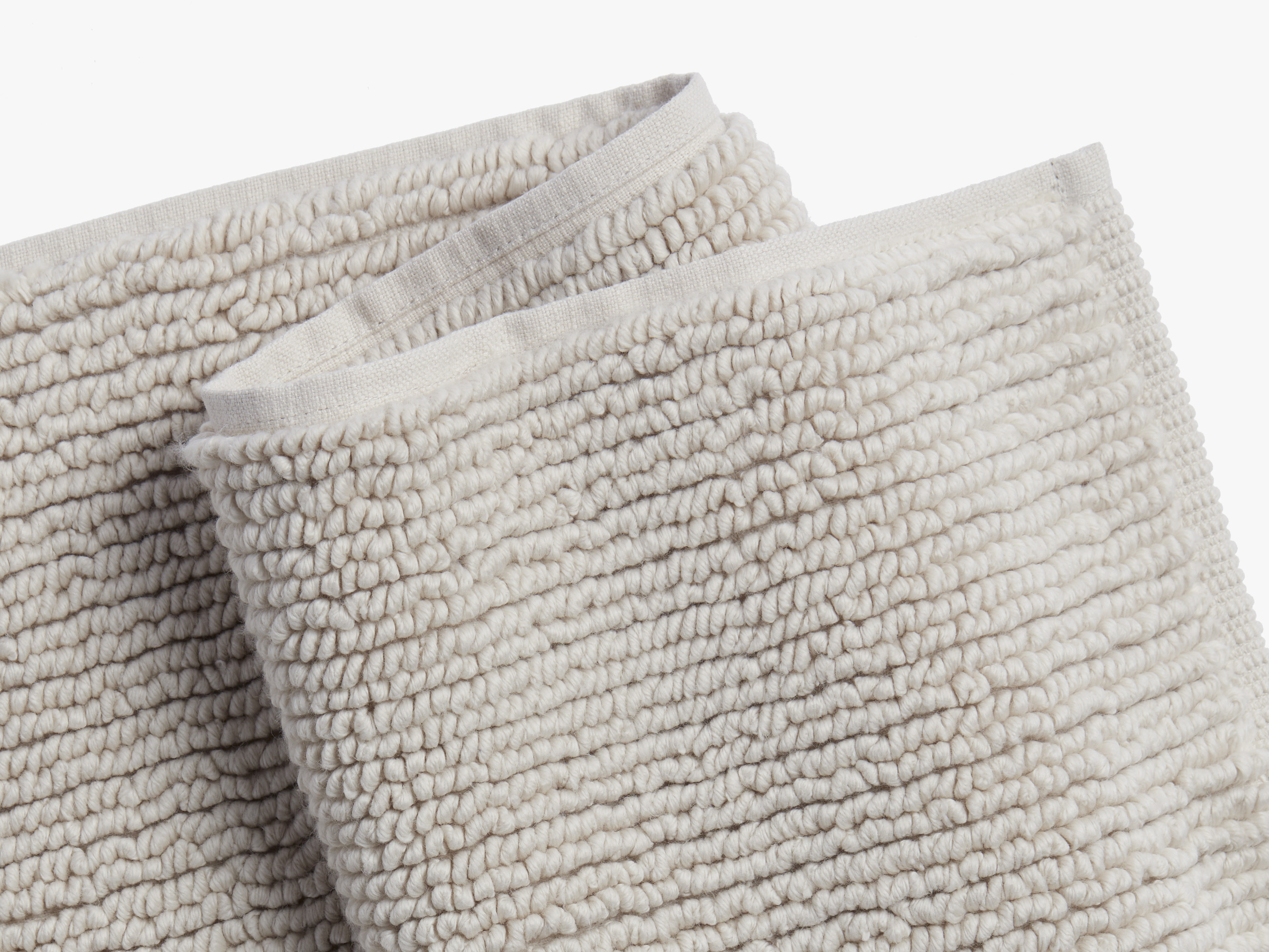 Organic Ribbed Bath Mat