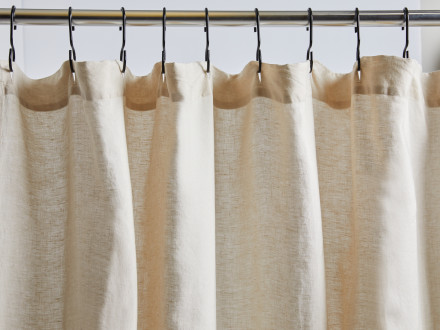 Linen Shower Curtain