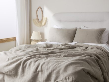 Everyday Linen Sham Set Shown In A Room