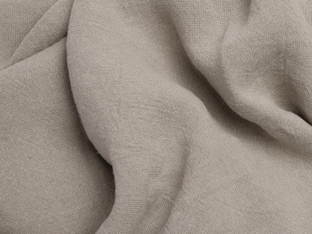 Close Up Of Vintage Linen Bed Cover