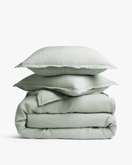 Sage Heirloom TENCEL™ Linen Duvet Cover Set