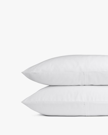 White Sateen Pillowcase Set