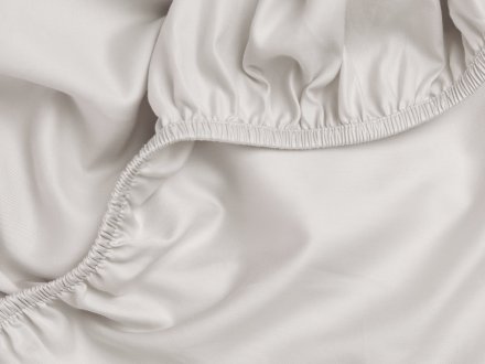 Close Up Of Sateen Fitted Sheet