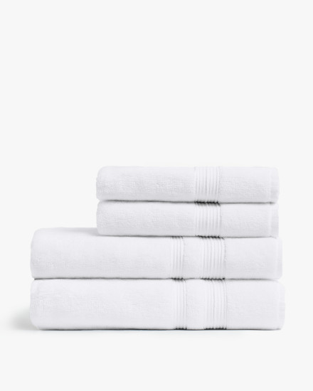 White 2 2 Classic Turkish Cotton Bath Bundle