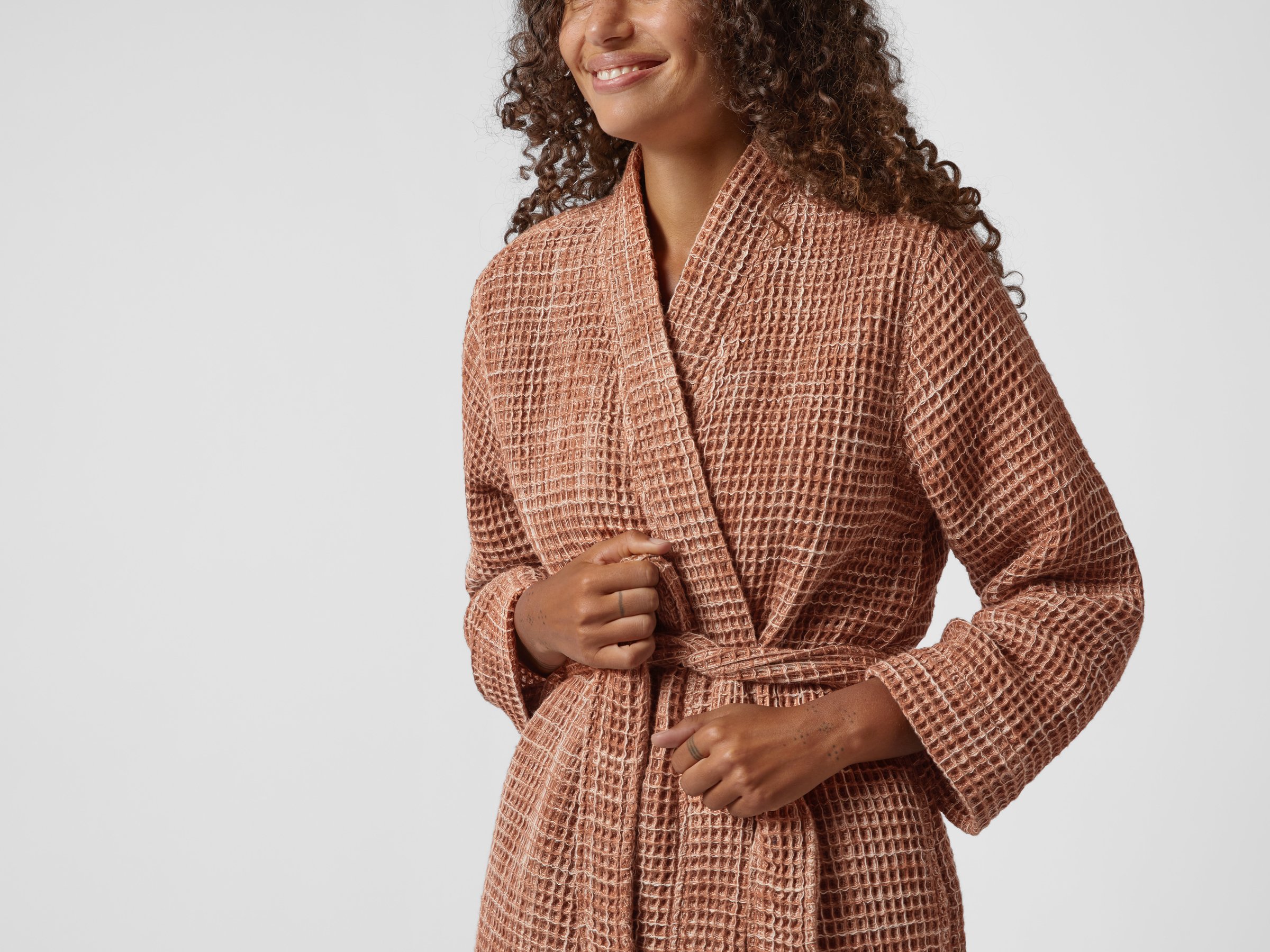 Weightless Waffle Robe - Terra Cotta – ban.do