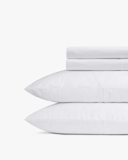 White Sateen Sheet Set