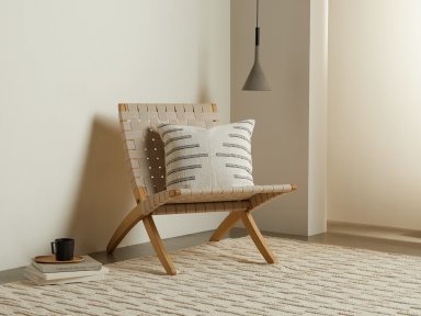 Desert Pillow Cover Shown In A Room