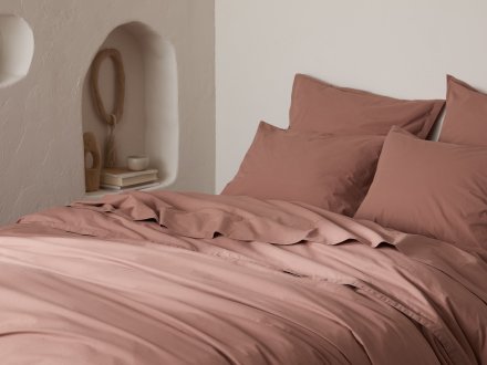 Percale Duvet Cover Shown In A Room