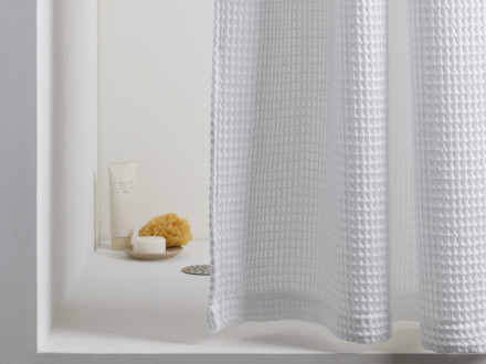 Waffle Shower Curtain