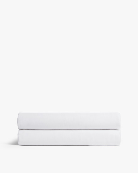 White Heirloom TENCEL™ Linen Fitted Sheet