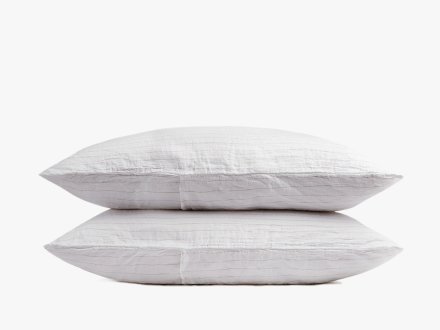 Pinstripe Linen Pillowcase Set Product Image