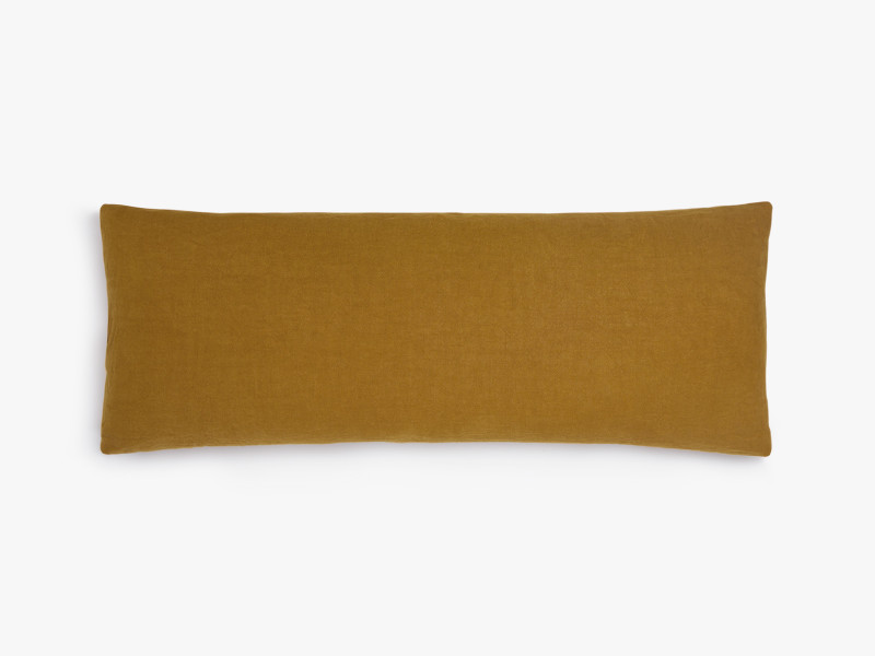 Mustard yellow outlet body pillow cover