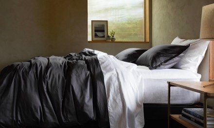 SATEEN BEDDING IN SLATE