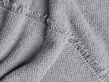 Cotton Boucle Throw