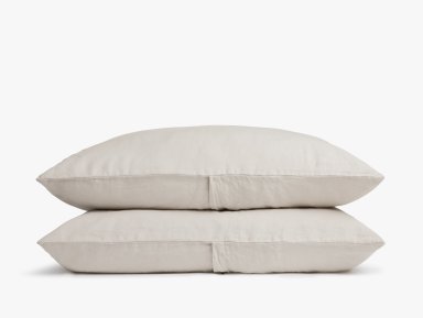 Bone Linen Pillowcase Set Product Image