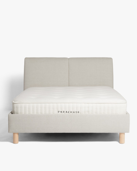 Cream Washed Linen Dune Bed Frame