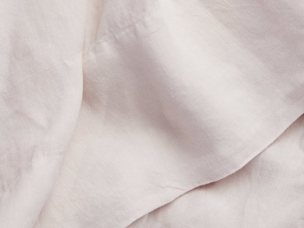 Close Up Of Linen Top Sheet