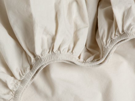 Close Up Of Brushed Cotton Crib Sheet