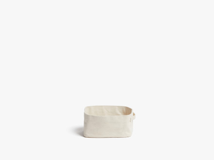 Cotton Canvas Storage Bin