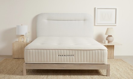 mattress on a bedframe