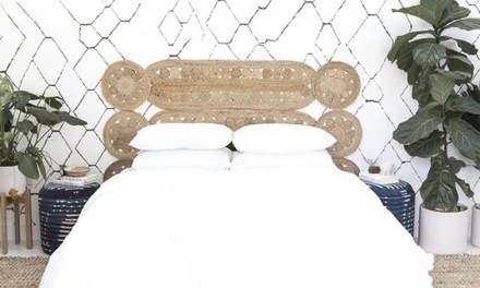 boho bed frame 