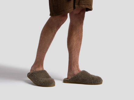 Shearling Wool Clogs