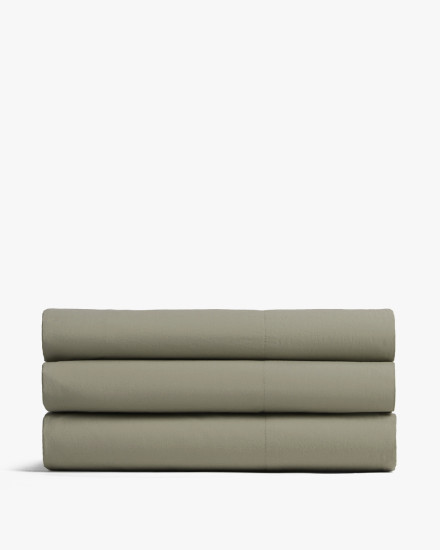 Moss Brushed Cotton Top Sheet