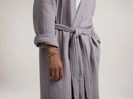 Close Up Of Cloud Cotton Robe