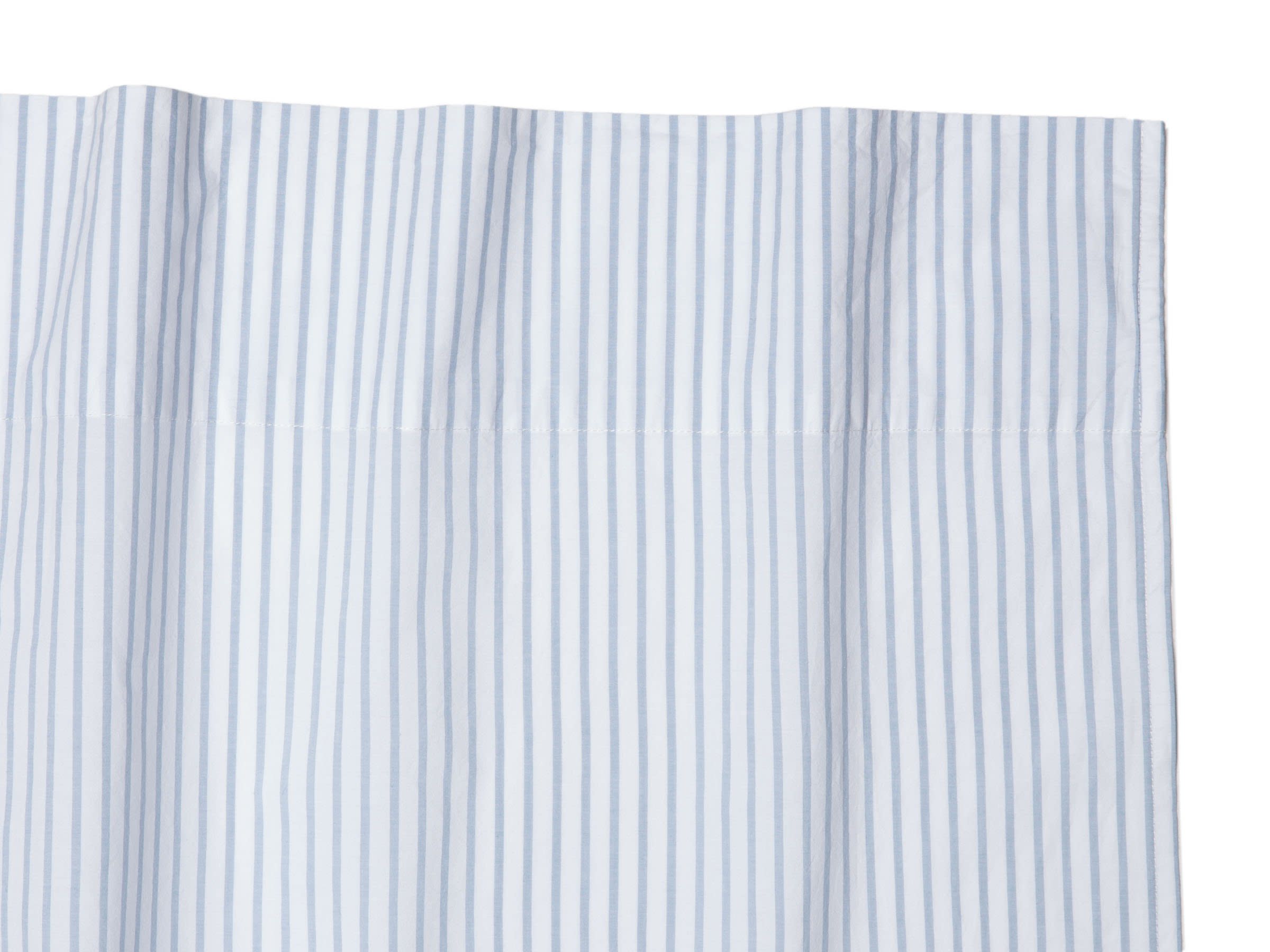 Blue Stripe Striped Percale Top Sheet
