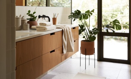 bathroom with drawers under the sink