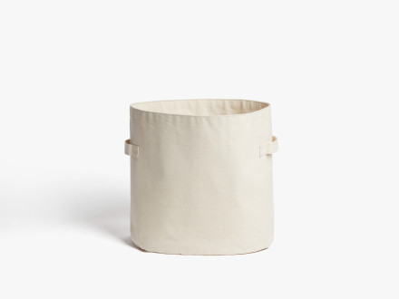 Cotton Canvas Floor Basket