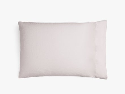 Close Up Of Classic Linen Pillowcase Set