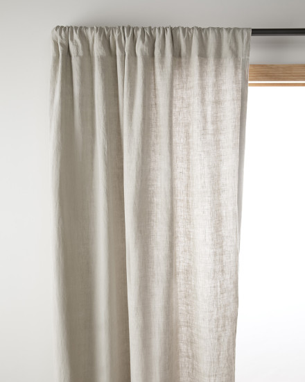 Natural Washed Linen Curtain