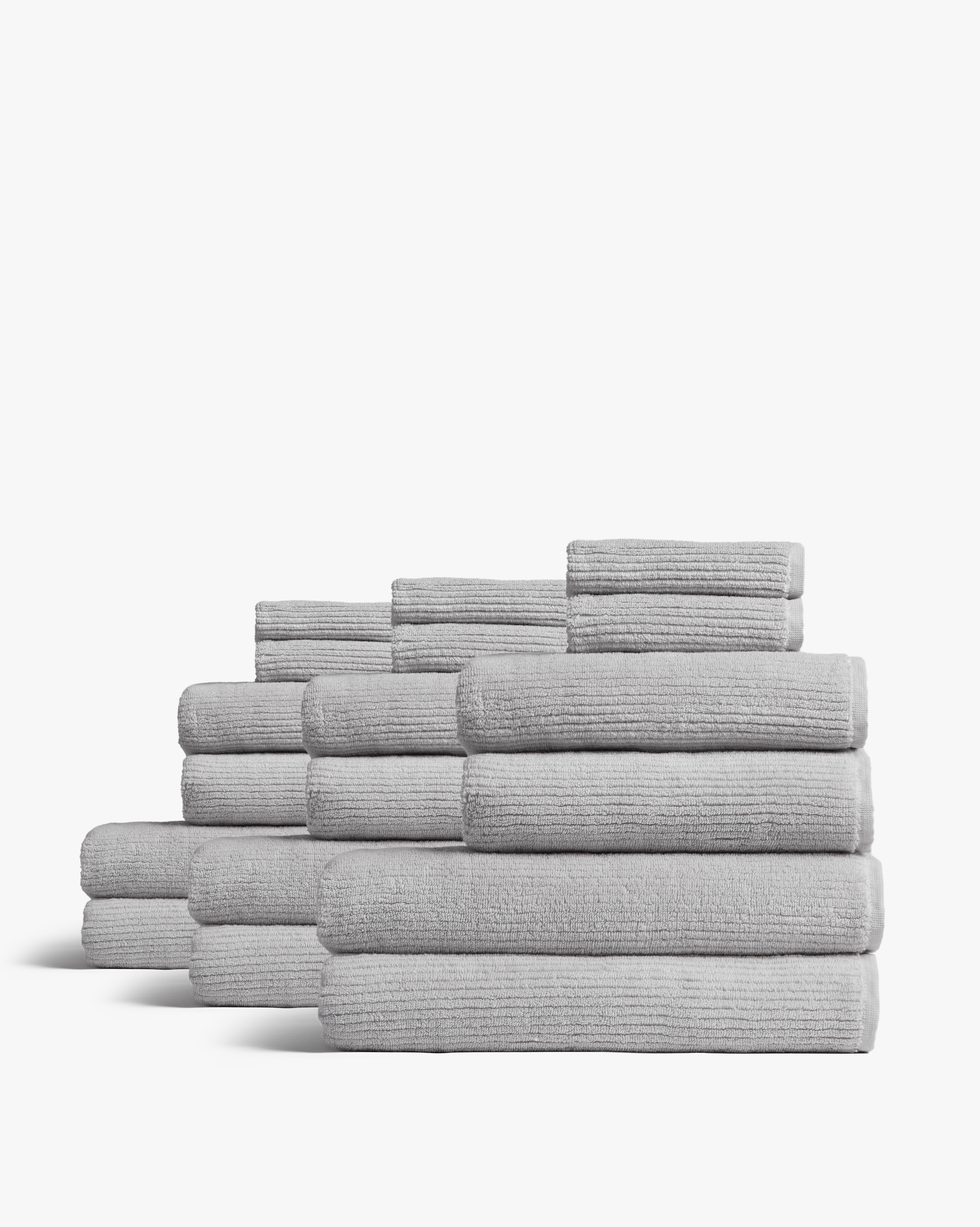 Parachute Soft Rib Bath Sheet - Light Grey