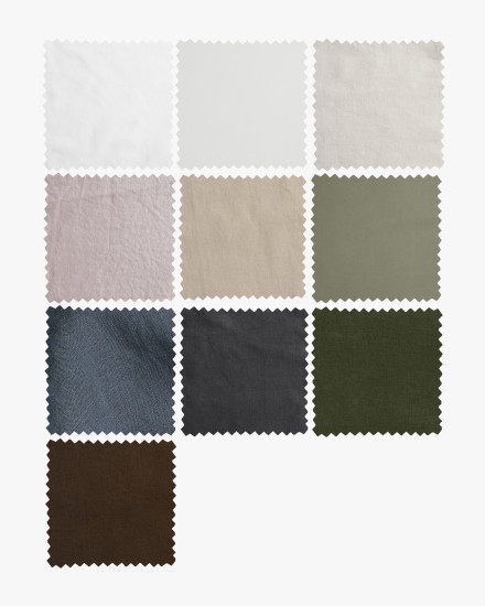 White Linen Fabric Swatch