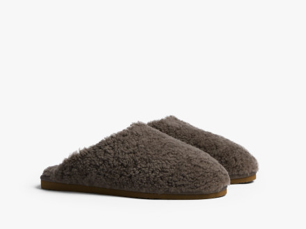 Shearling Wool Clogs