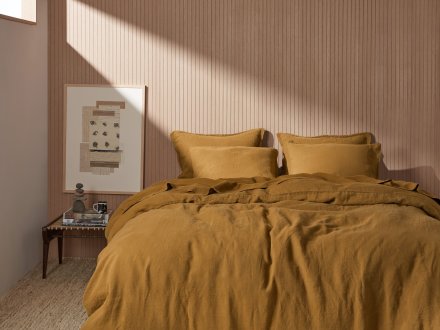 Linen Duvet Cover Shown In A Room