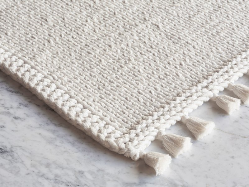 Hand-Knit Rug