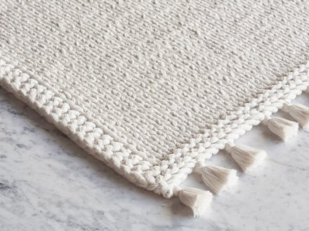 Hand Knit Rug