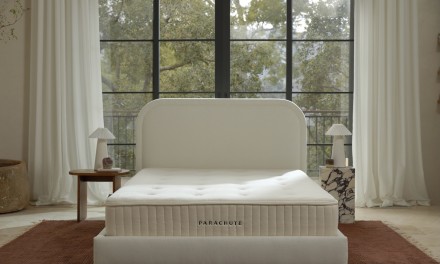 mattress on a bedframe