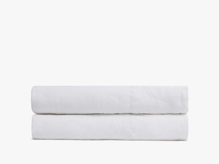 Cal King Linen Fitted Sheet in Cream | Made in Portugal | Parachute