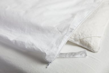 Close Up Of Cotton Duvet Protector