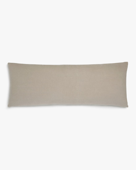 Natural Vintage Linen Body Pillow Cover
