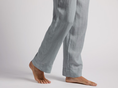 Slate Blue Mens Linen Pant