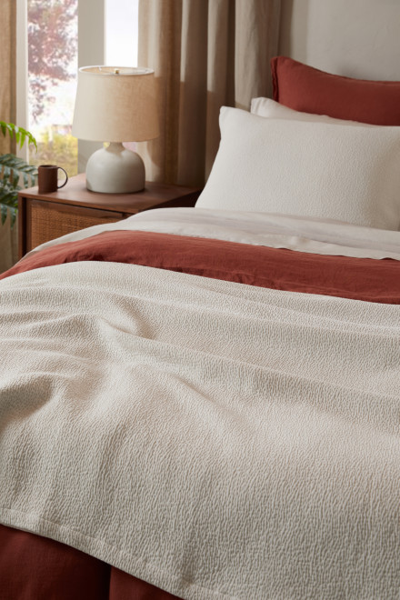 Pebble Cotton Coverlet