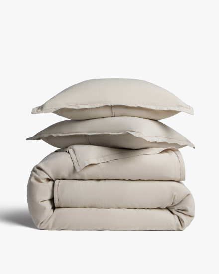 Bone Heirloom TENCEL™ Linen Duvet Cover Set