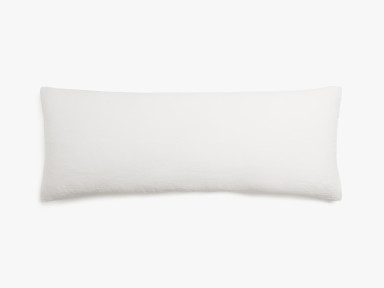 White Vintage Linen Body Pillow Cover Product Image