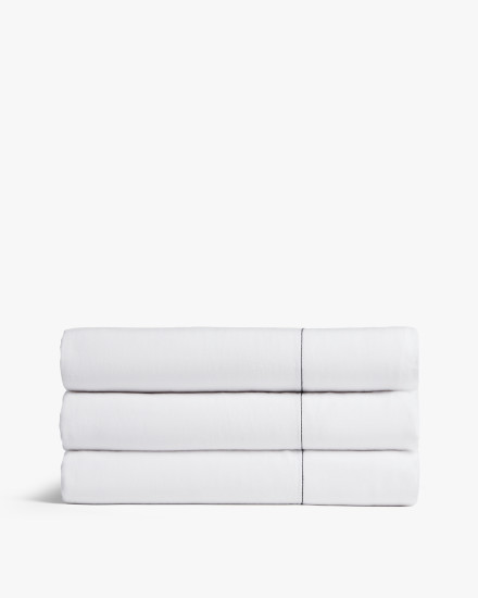 White Heirloom TENCEL™ Linen Top Sheet