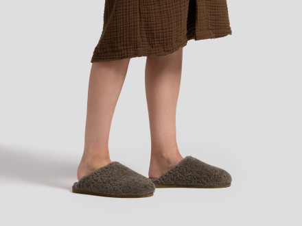 Shearling Wool Clogs